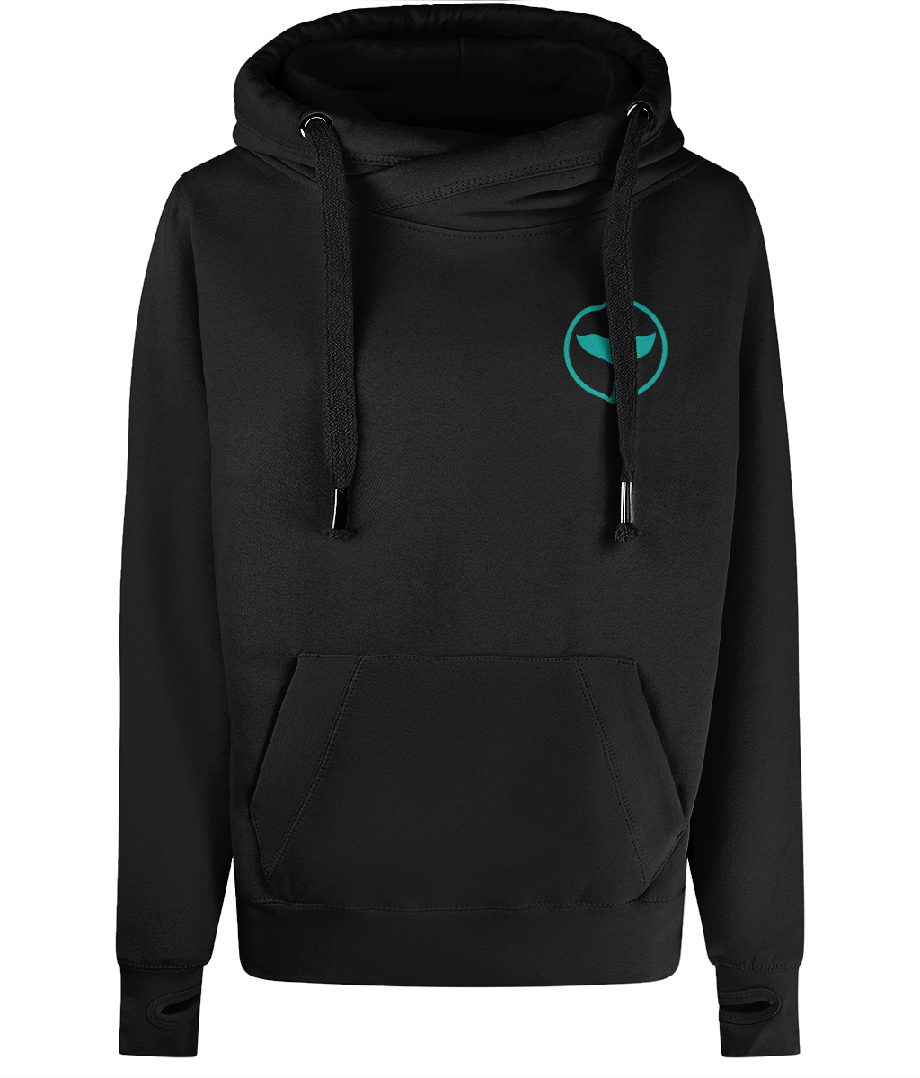 Chunky Neck Splash Hoodie