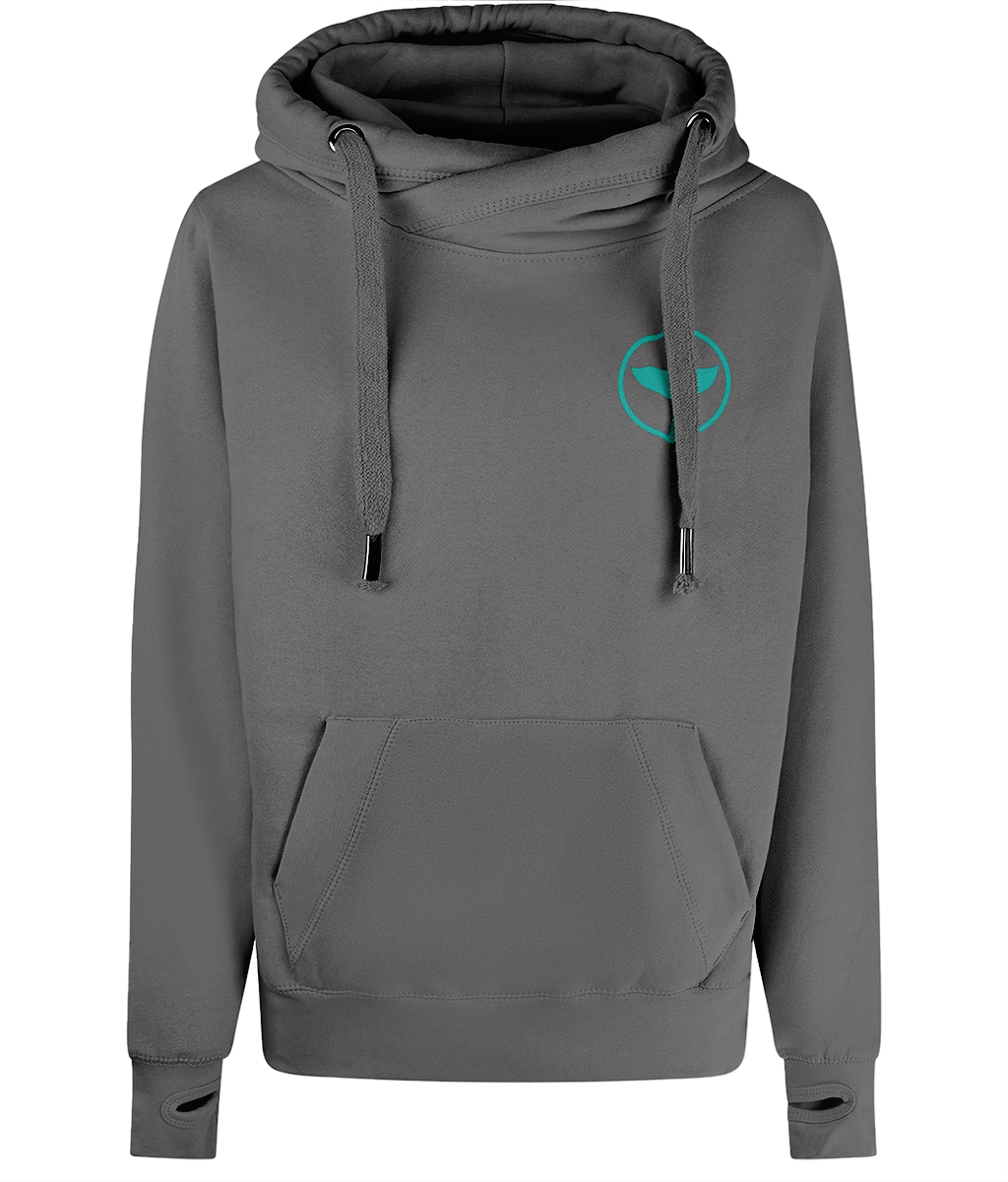 Chunky Neck Splash Hoodie