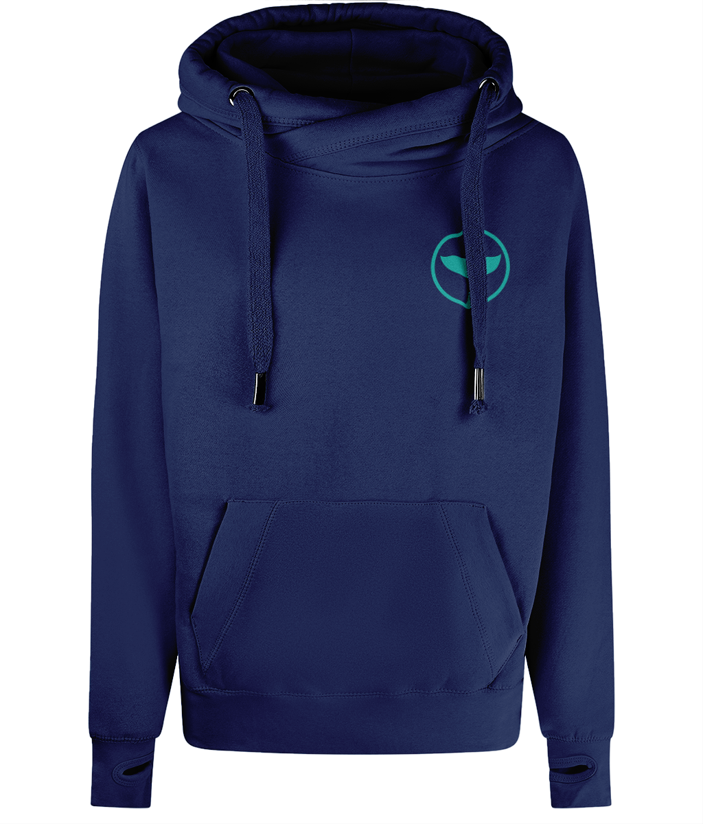 Chunky Neck Splash Hoodie