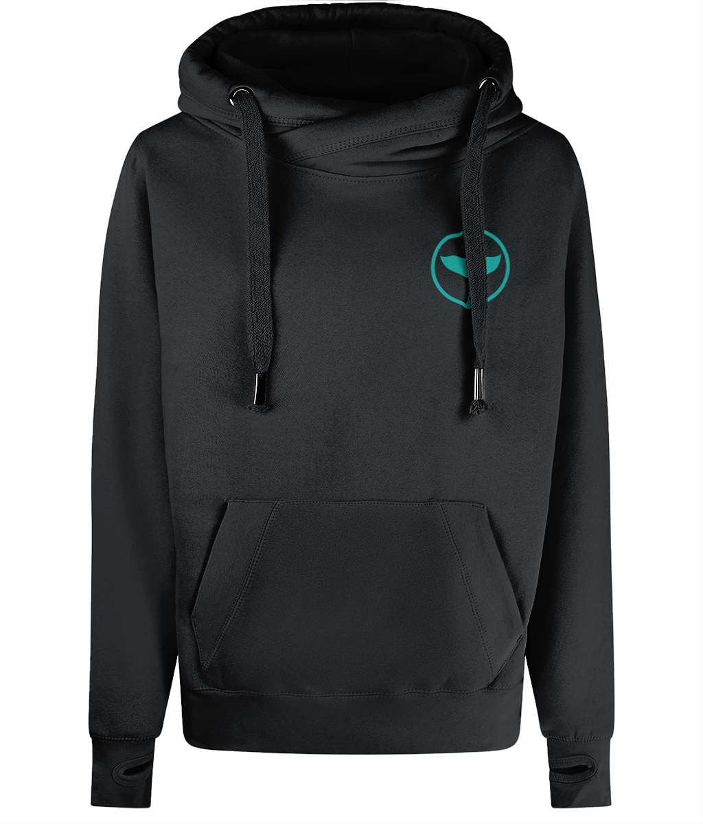 Chunky Neck Splash Hoodie