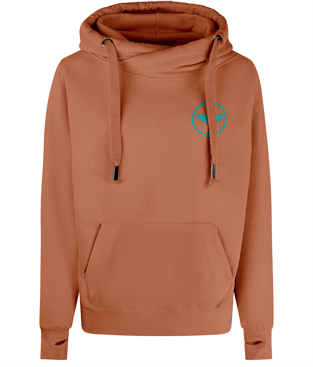 Chunky Neck Splash Hoodie
