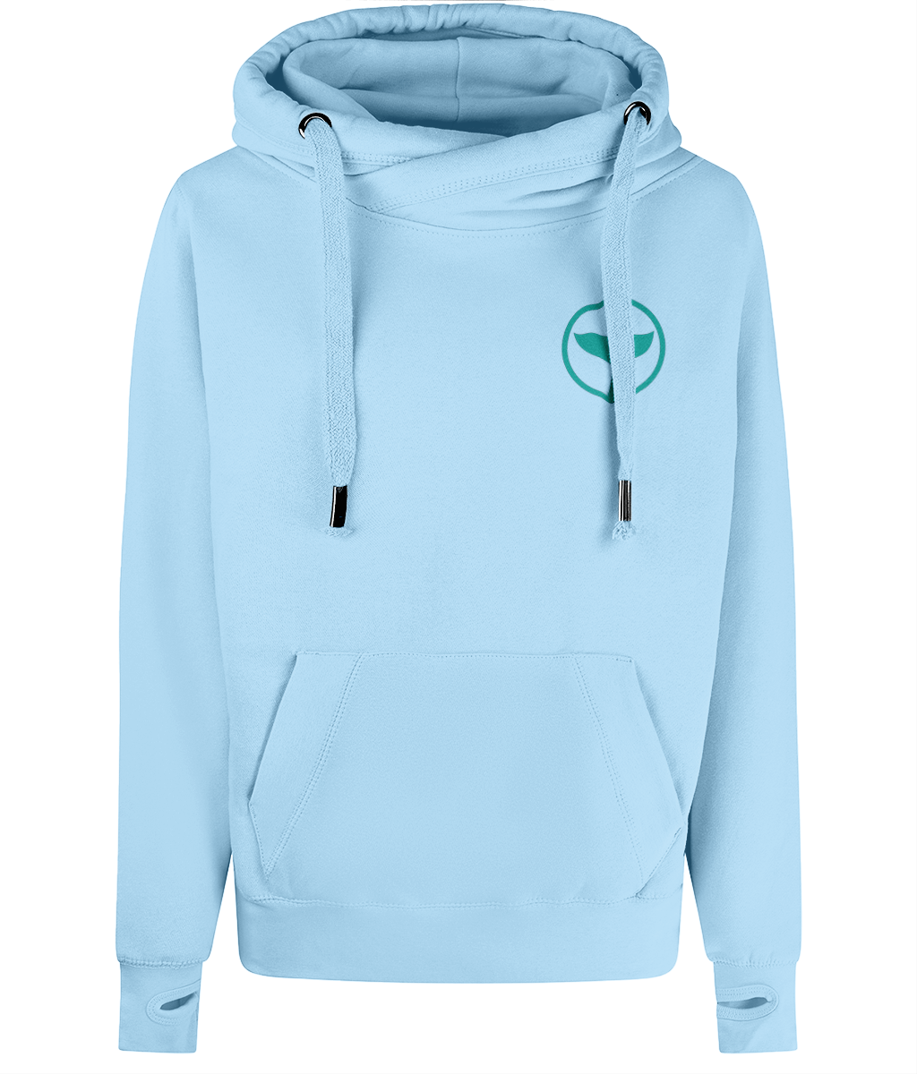 Chunky Neck Splash Hoodie