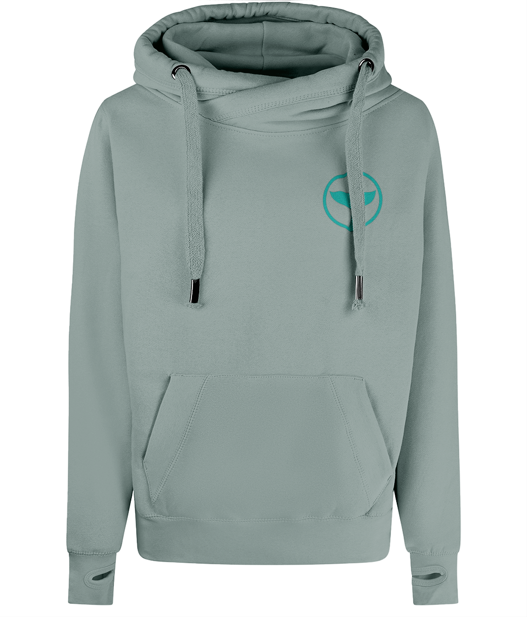 Chunky Neck Splash Hoodie